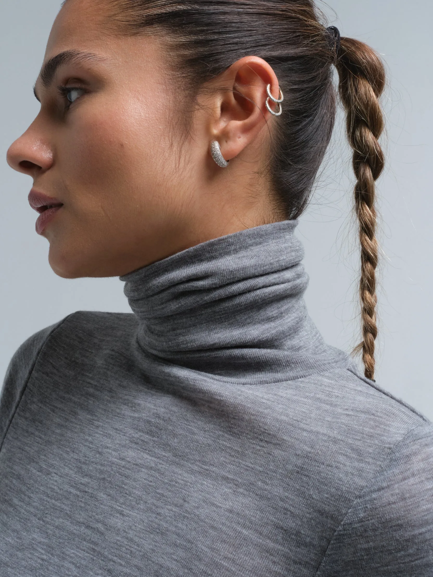 Woolen Lola | Merino wool - Grey Melange