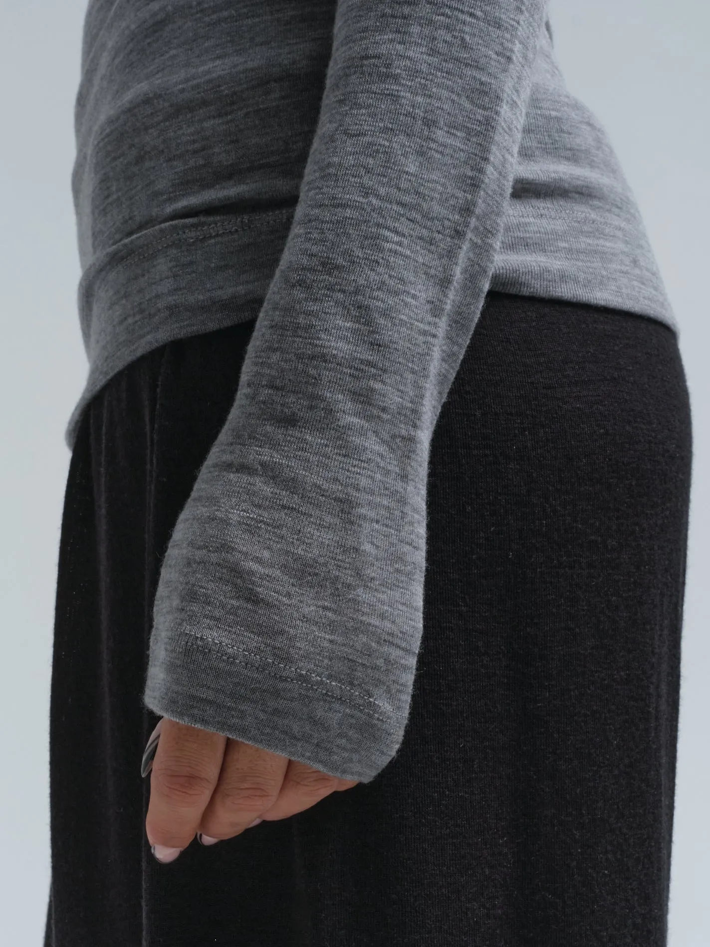 Woolen Lola | Merino wool - Grey Melange