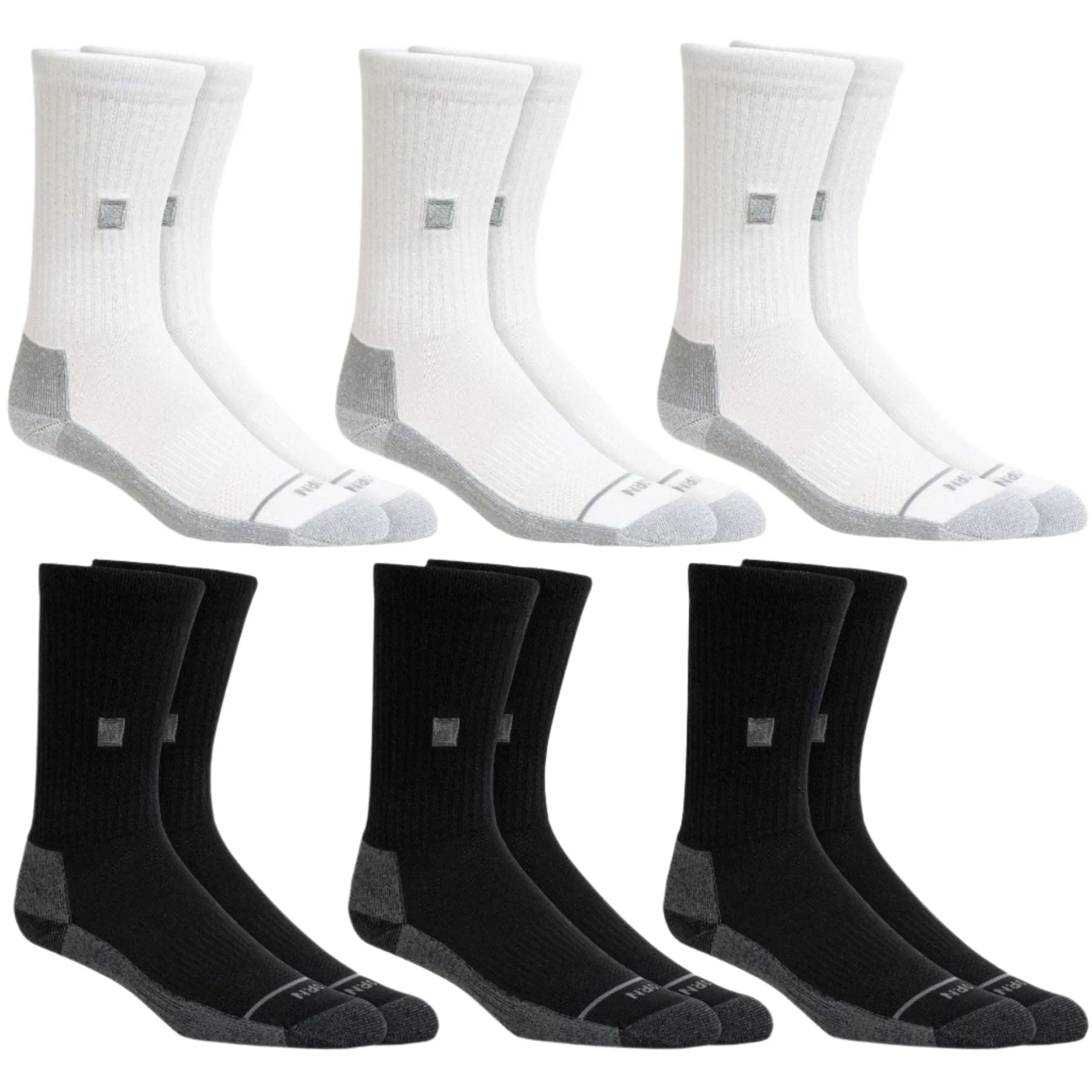 WORN Everyday Enhanced Crew 6-Pack Socks