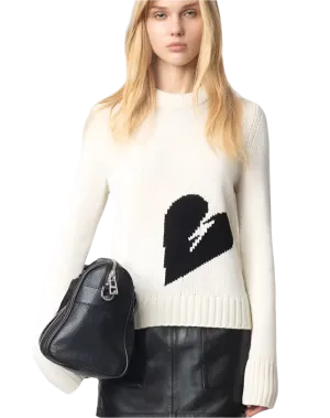 Zadig & Voltaire - Malty Cropped Wool Sweater - Ecru